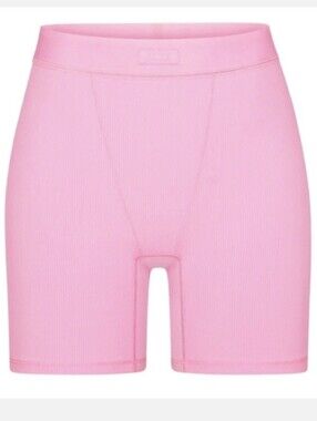 NWT Skims Cotton Candy Pink Soft Lounge Boxers Size Small
